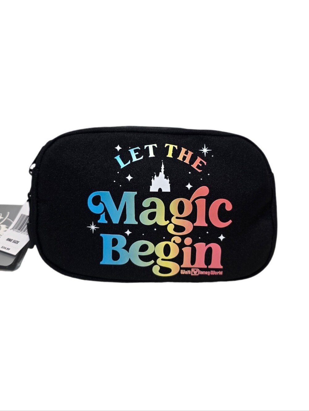 Disney Parks "Let The Magic Begin" Belt Bag Fanny Pack - NWT
